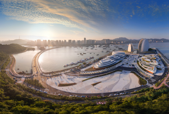 珠海大剧院、城建海韵城实景图 &nbsp;图片作者：张雷