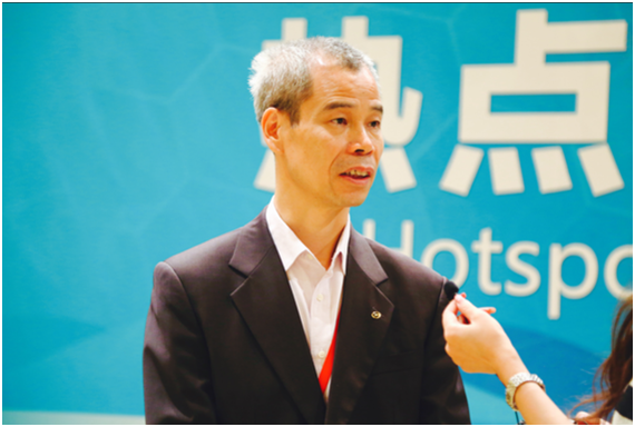 广汽乘用车副总经理詹松光接受媒体采访