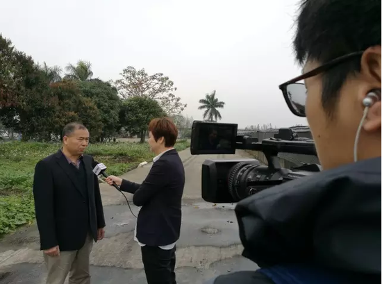 央视记者采访广东省鳗鱼业协会秘书长 罗广胜