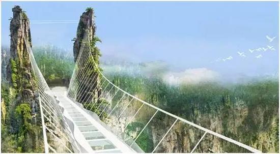 张家界大峡谷玻璃桥