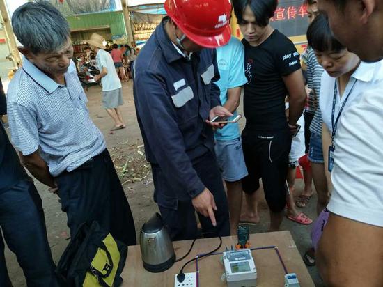 湛江雷州供电局开展智能电表轮换宣传活动_湛