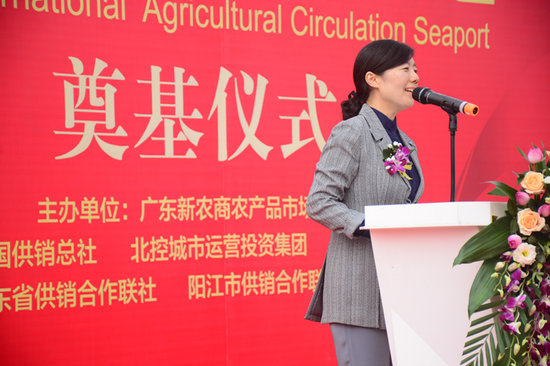 北控城市运营投资集团执行总裁王红卫女士致辞