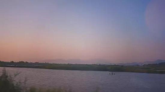接近傍晚的日色太美,随手一拍都如画