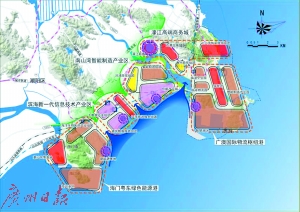 五大港口枢纽示意图。