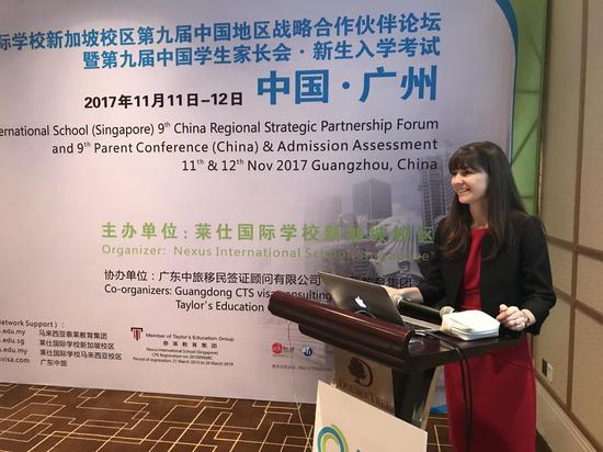 莱仕国际学校新加坡校区总校长朱迪·库珀