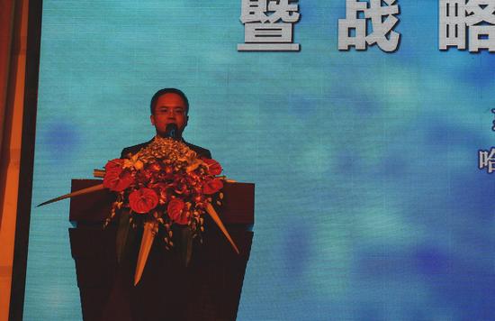 小半米网络科技公司总裁吴明坤先生致辞