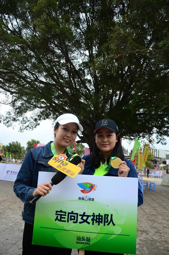 深圳女教师组成“定向女神队”