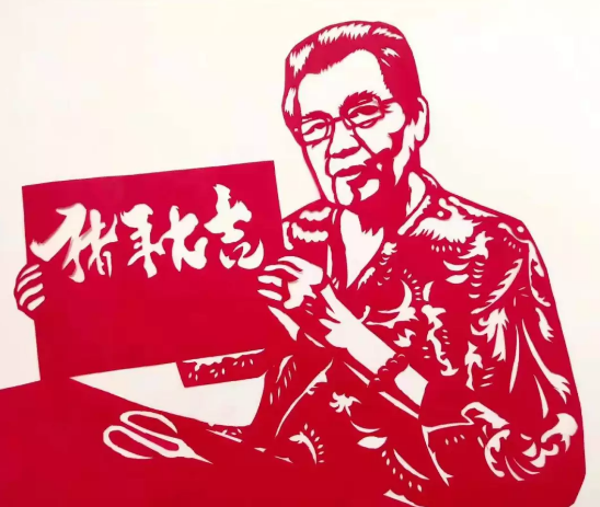 张在跃老师以父亲张湘明老师为原型进行的创作