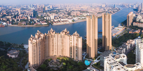 广州世茂天鹅湾实景图
