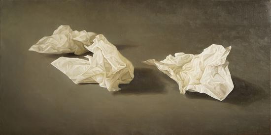 尚暾《18A50100.02》50×100cm,布面油画,2018