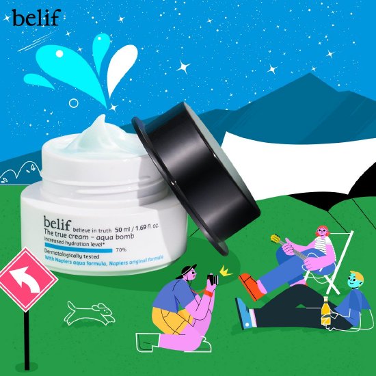 belif碧研菲 水分膨润啫喱霜50ml/315元