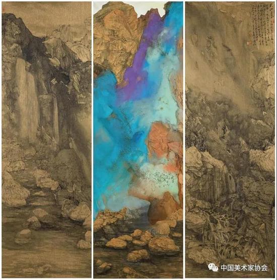 曹俊 新西兰 天地正气 中国画 200cm×200cm