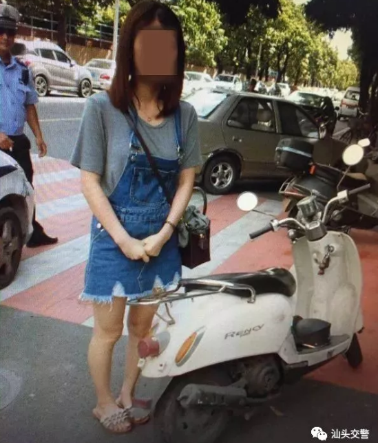 谁说交警查男不查女 看看汕头哪些人被查了