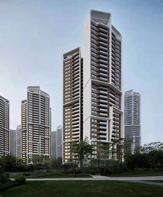 实地·株洲蔷薇熙岸实景图