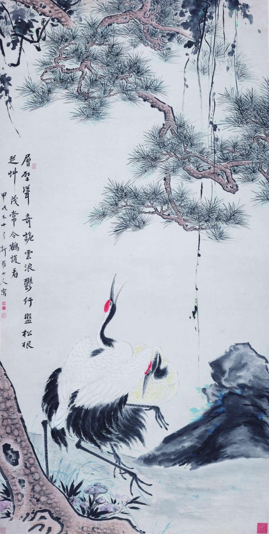 《松鹤图》