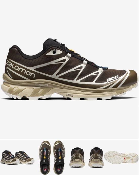SALOMON XT-6 RECUT,价格:MOP$1,449,配色: Wren / Kangaroo / Vanilla Ice