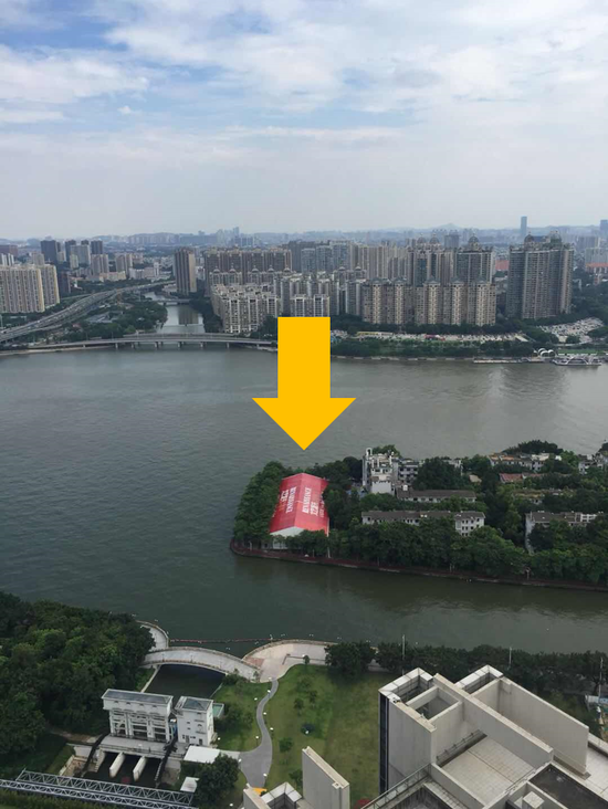 (“文艺复兴2018”展馆鸟瞰:海心沙东广场)