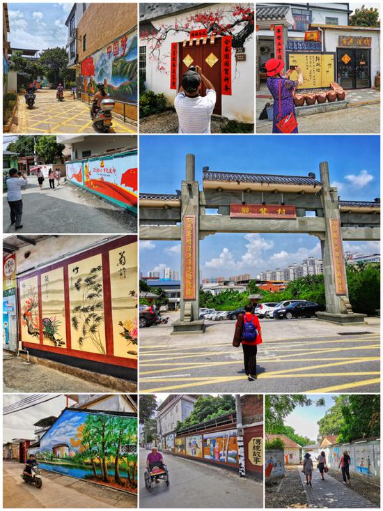 走遍千山万水,来到网红壁画村,寻求不一样的美。朱宪明摄