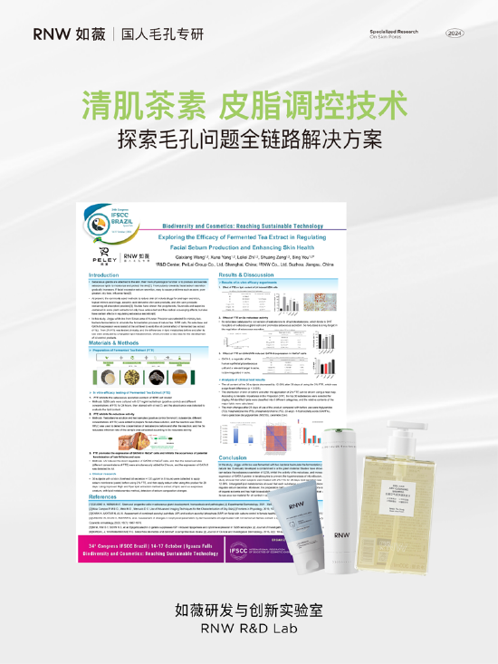 IFSCC全球化妆品科学大会 清肌茶素海报展示