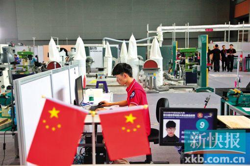 6月25日，第45届世界技能大赛中国选拔赛广东赛区的比赛在广州开赛。