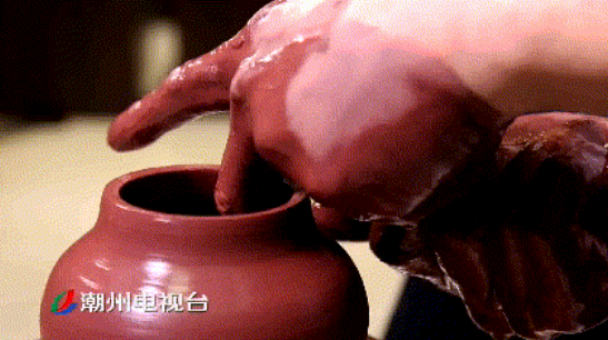 潮州手拉朱泥壶