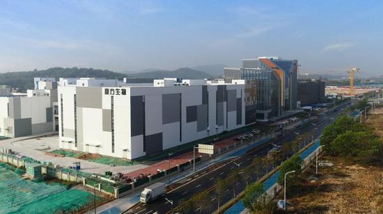 康方生物位于中新广州知识城的生物制药生产基地康方药业项目一期正式投产