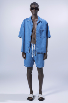 Silk Denim Short 牛仔短裤