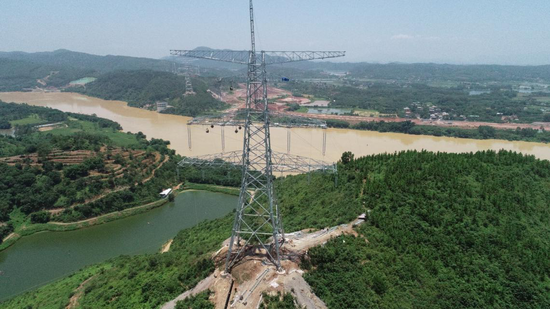 图:N63号塔航拍图
