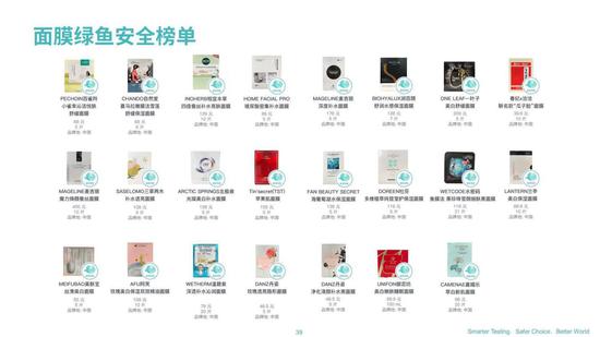 首期榜单发布 23款国产面膜品质卓越