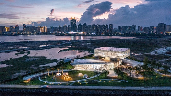 ▲湛江欢乐海湾鸟瞰图