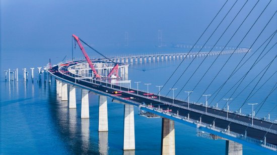 建设中的深中通道。孙嘉彪 摄