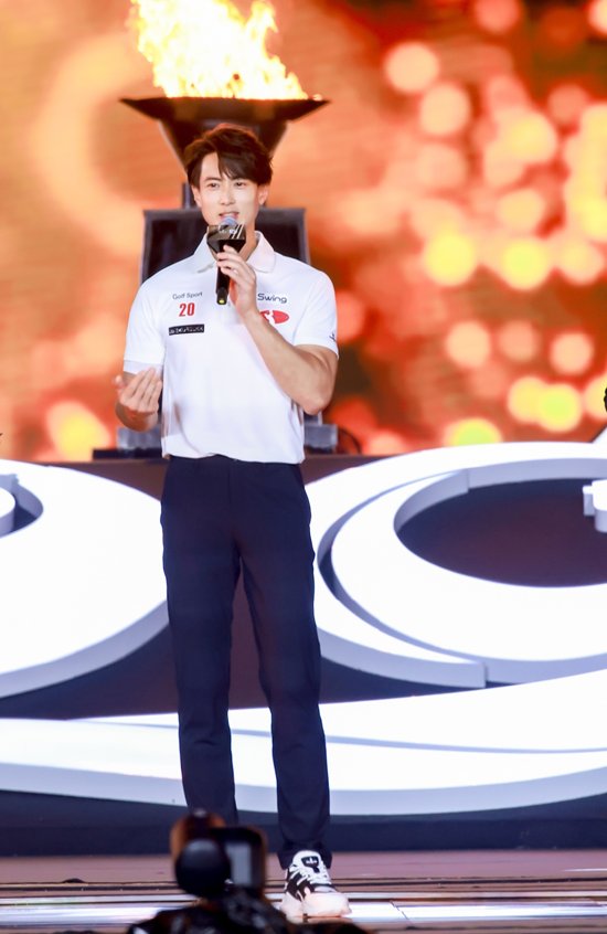 比音勒芬品牌代言人吴尊亲临现场
