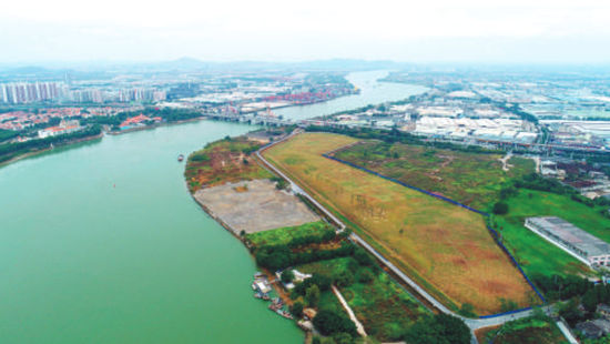 经过复垦复绿,北海工业区已经成为顺德水道旁的一道风景。
