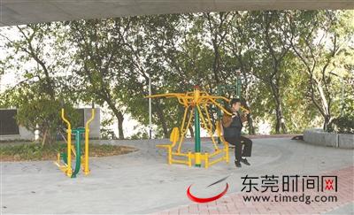 居民在博厦江南小公园锻炼身体 通讯员供图