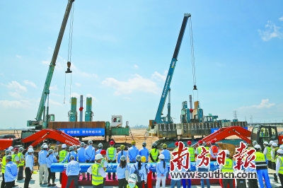 今年5月,巴斯夫广东新型一体化基地开建。资料图片