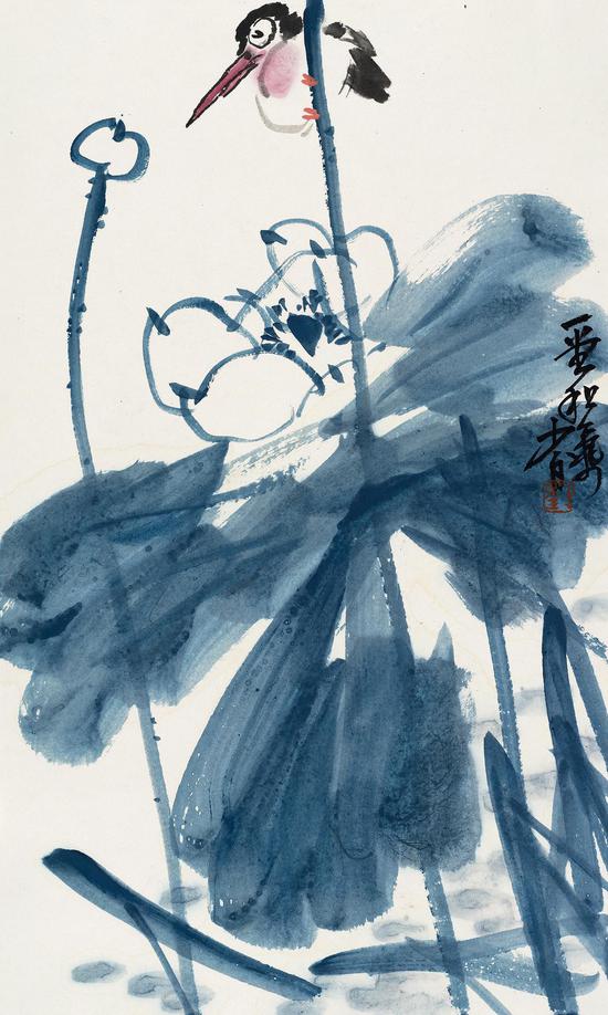 《一堂和气 Full of Harmony》设色卡纸 Water&nbsp;and&nbsp;color&nbsp;on&nbsp;paper 65×39cm 2018