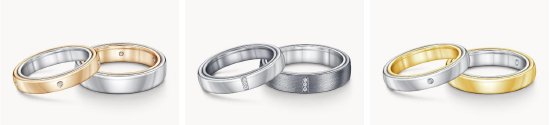 THE ATELIER-SINÄ MINÄ 你·我-18K金钻石对戒