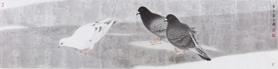 《和光·10》| 33x136cm | 纸本设色