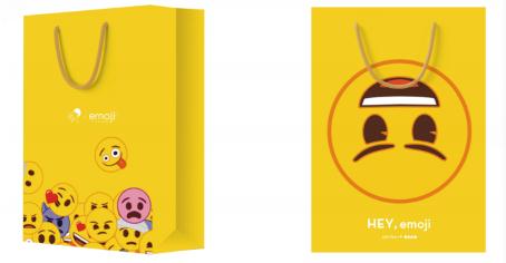 喜茶 x emoji 纸袋