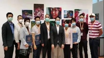 2020年,广州企业向巴拿马驻广州总领事馆捐赠防疫物资。