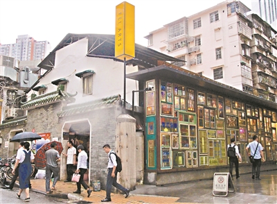 农林肉菜市场美术馆的外观充满艺术感。 广州日报全媒体记者贾政摄