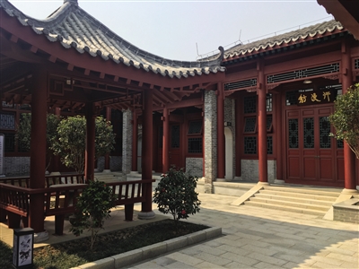 南海会馆内部景观,京派建筑风格浓厚