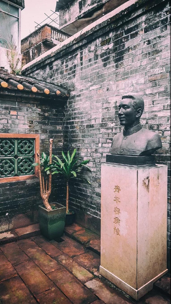 容庚故居,三间两廊式东莞清代的岭南民居。