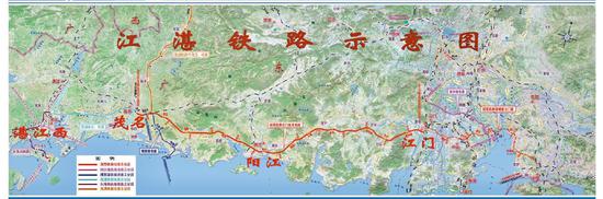 江湛铁路示意图