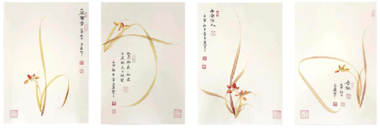 画作《三笔留香》