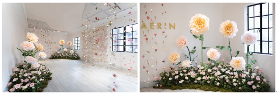 AERIN雅芮穿香漫游·邂逅新绽 香氛美学沙龙玫瑰艺术装置
