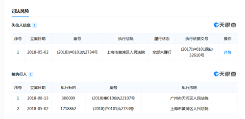 （北京迈可思科技有限公司涉及两起法院的立案调查 来源天眼查）