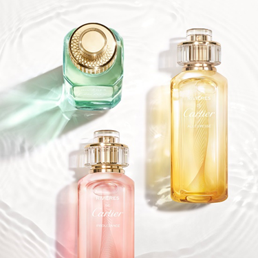 Rivières de Cartier‘水之寓言’香氛系列的扭索雕纹