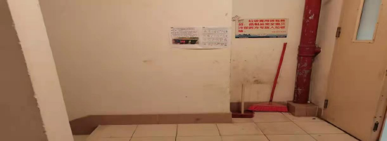 楼层撤桶后