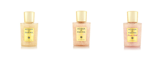 Acqua di Parma帕尔玛之水优雅女士幻彩高光身体油 (从左至右:木兰香、玫瑰香、牡丹香)